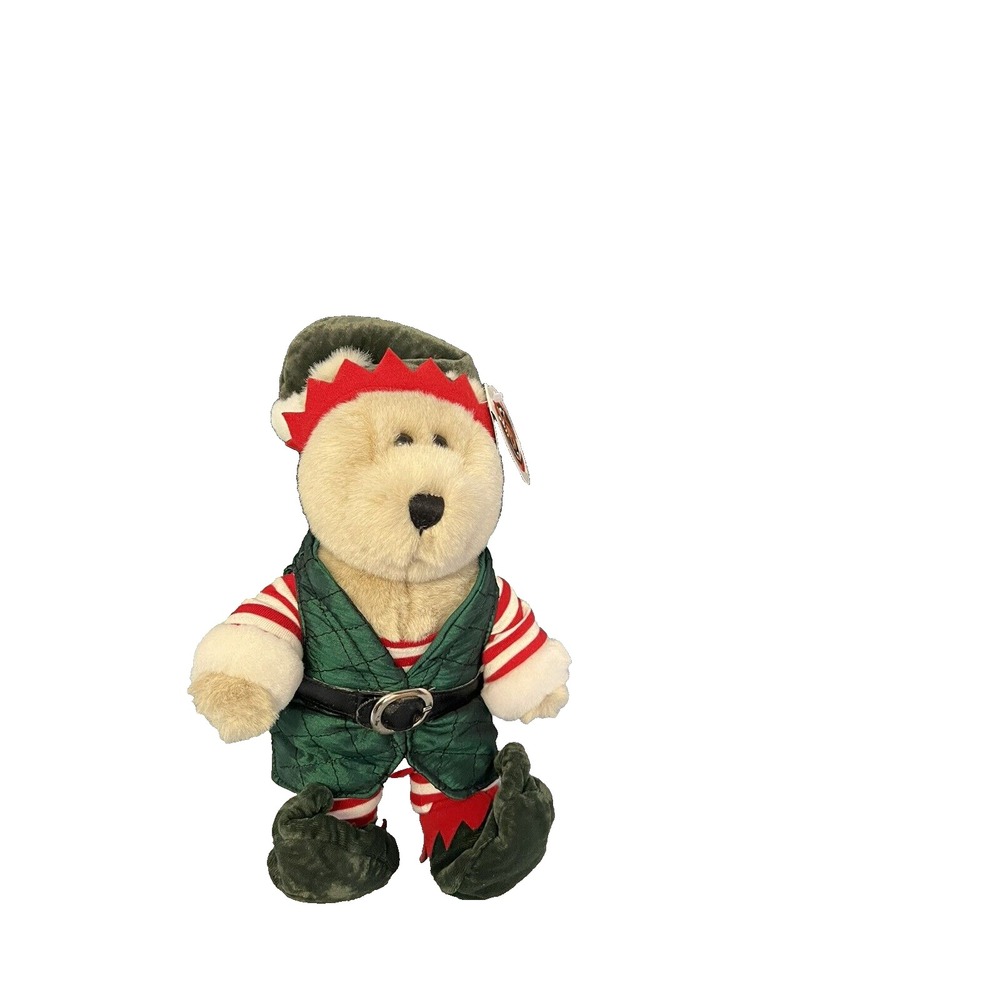STARBUCKS Christmas Bearista Plush Elf Teddy Bear 2005 Holiday Collectible Toy
